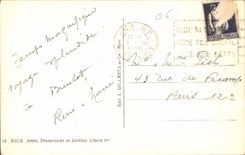 CPA Nice Jetee Promenade et Jardins Albert 