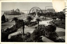 CPA Cote d'Azur Artistique Nice Les Jardins Albert et la Jetee Promenade 