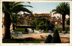 CPA Cannes Le Suquet Vue prise de l'Esplanade 