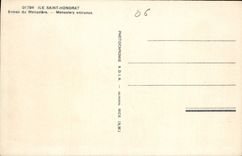 CPA Ile Saint Honorat Entree du Monastere 