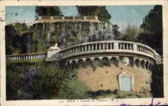 CPA Nice Cascade de Chateau 