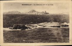 CPA Marseille Le Chateau d'If et les Iles 