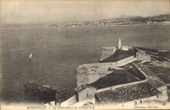 CPA Marseille Le Debarcadere du Chateau d'If 