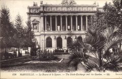 CPA Marseille La Bourse et le Square 