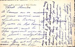 CPA Cannes Vue generale sur le Mont Chavalier 