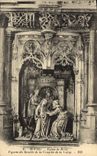 CPA Bourg Eglise de Brou Figures du Retable de la Chapelle de la Vierge 