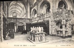 CPA Bourg Eglise de Brou Le  Choeur 