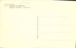 CPA Vues de l'Ain Bourg en Bresse L'Eglise de Brou Exterieur