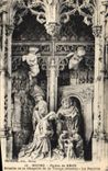 CPA Bourg Eglise de Brou Retable de la Chapelle de la Vierge details La Nativite 