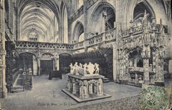 CPA Eglise de Brou Le Choeur 