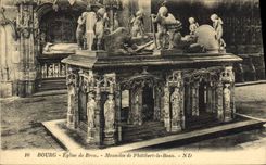 CPA Bourg Eglise de Brou Mausolee de Philibert le Beau 