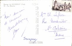 CPA Barrage de Genissiat Ain La Doucine 