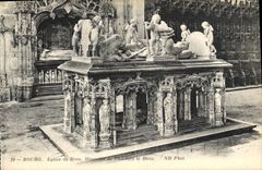 CPA Bourg Eglise de Brou Mausolee de Philibert le Beau 