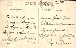 CPA Lyon Vue panoramique prise de l'Ascenseurde la Tour Metallique de Fourviere 