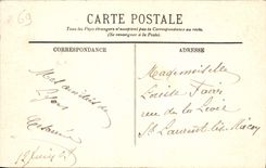 CPA Lyon La Statue de Notre Dame de Fourviere 