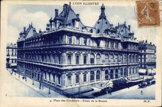 CPA Lyon Illustre Place des Cordeliers Palais de la Bourse 