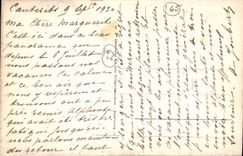 CPA Cauterets Vallee du Lutour Le Sentier du Lac d'Estom 