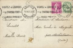 CPA Lourdes la Basilique et le Gave 