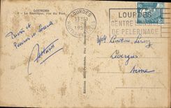 CPA Lourdes la Basilique vue du Fort 