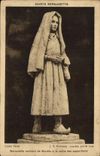 CPA Sainte Bernadette J S Hartmann Lourdes Juillet 1934 Bernadette rentrant de Bartres a la Veille d