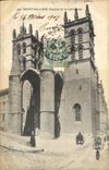 CPA Montpellier Facade de la Cathedrale 
