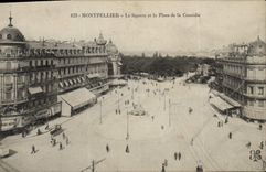 CPA Montpellier le Square et la Place de la Comedie 
