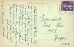 CPA Montpellier Jardin de l'Esplanade Auguste Comte et le Monument 