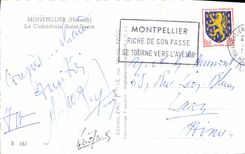 CPA Montpellier Herault la Cathedrale Saint Pierre 