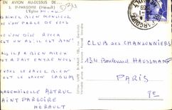 CPA En avion au dessus de St Pargoire Herault l'Eglise