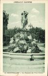 CPA L'Herault Illustre Montpellier la Fontaine des Trois Graces 