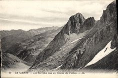 CPA Gavarnie les Sarrades vues du Glacier du Taillon 