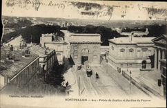 CPA Montpellier Arc Palais de Justice et Jardins du Peyrou 