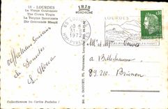 CPA Lourdes la Vierge Couronnee 
