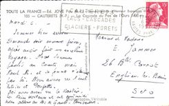 CPA Toute la France Ed Jove Pau Cauterets H p la Cascade du Pas de l'Ours 