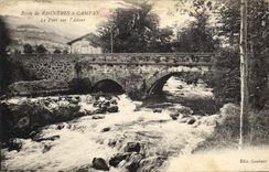 CPA Route de Bagneres a Campan le Pont sur l'Adour 