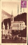 CPA Lourdes la Basilique 