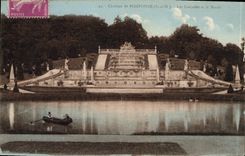 CPA Chateau de Pomponne S et M les Cascades et le Miroir 