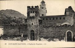 CPA Luz Saint Sauveur l'Eglise des Templiers 
