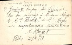 CPA Les Pyrenees Gripp Route du Tourmalet Cascade du Tourmalet 