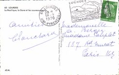 CPA Lourdes la Basilique le Gave et les Nouveaux Ponts 