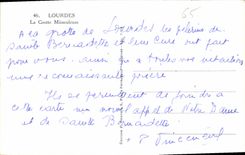 CPA Lourdes la Grotte Miraculeuse 
