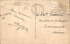 CPA Lourdes vue Plongeante sur l'Esplanade et la Basilique 