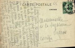 CPA Les Pyrenees Lourdes vue prise de la route de Pau 