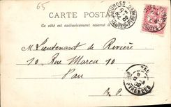 CPA Lourdes le Viaduc du Funiculaire 