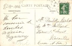 CPA Lourdes la Basilique et la Vierge couronnee 