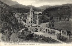 CPA Lourdes la Basilique vue Plongeante 