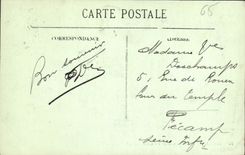 CPA Lourdes l'Esplanade et le Chateau 