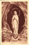 CPA Lourdes la Vierge de la Grotte 