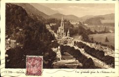 CPA Lourdes vue generale prise du Chateau Fort 