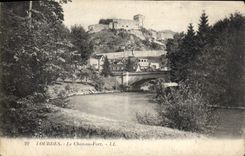 CPA Lourdes le Chateau Fort 